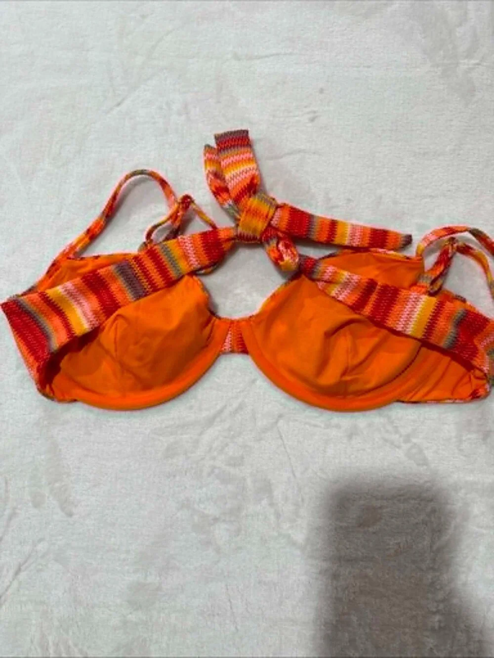 Monday Swimwear bikini Set Capri Top and Byron bottom- Sardinia Stripe